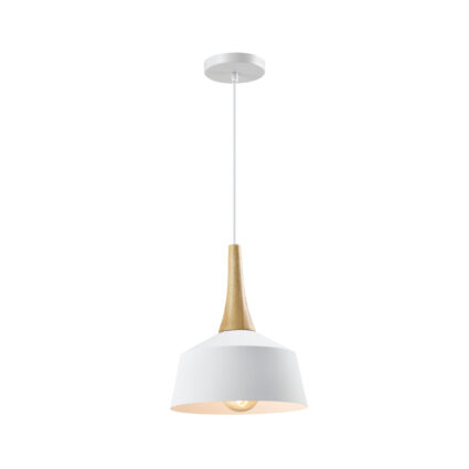 Scandinavische hanglamp wit