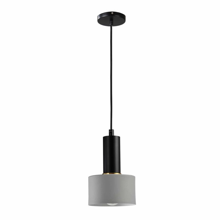 Moderne hanglampen grijs en zwart
