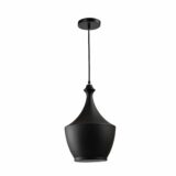 Moderne hanglamp zwart met uniek design