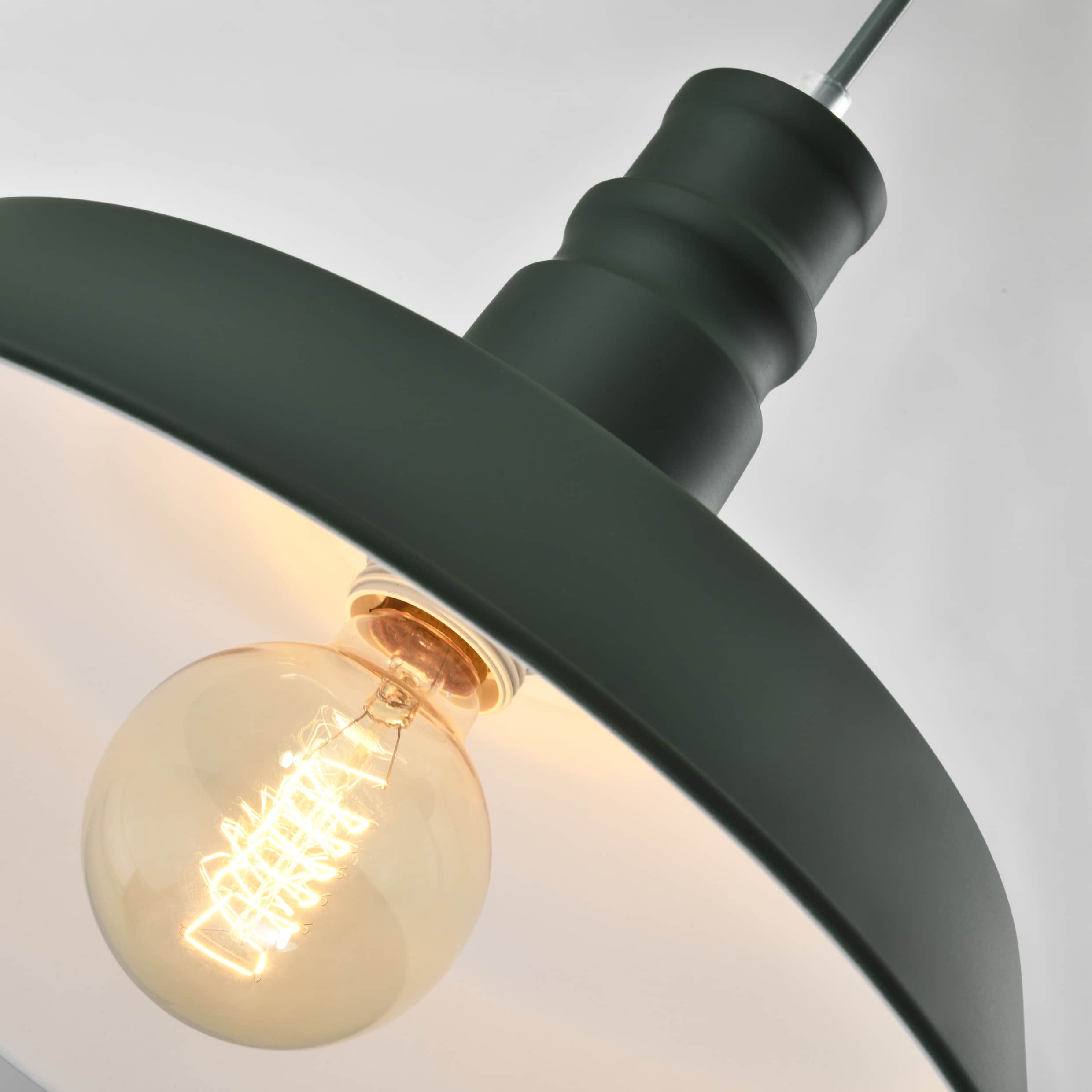 Groene café lamp