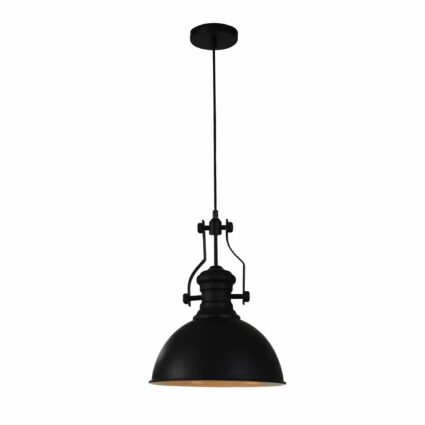 industriële hanglamp zwart