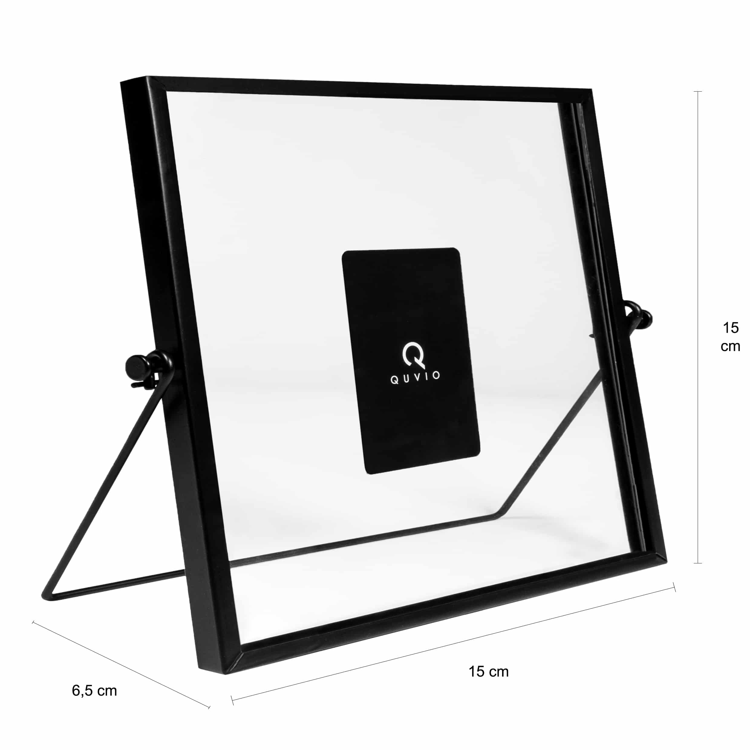 Fotolijst zwart | vierkant | 15 x cm Staand | Homeliving