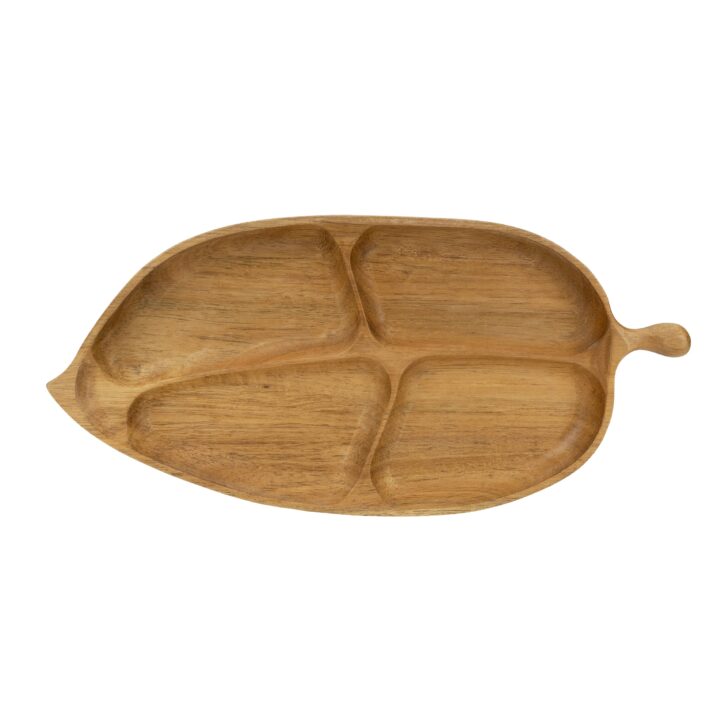 serveerplank bladvorm van hout