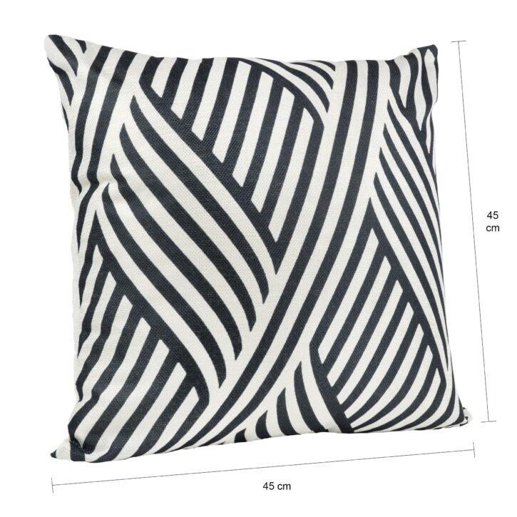 zebra patroon kussen van 45 x 45 cm